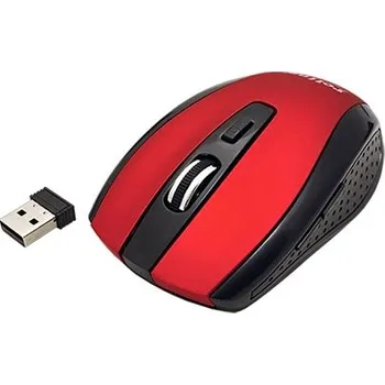 Myš ROLINE Myš scroll, optická, USB, bezdrátová, červená - 18.01.1087