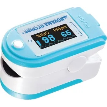 Měřič tělesných funkcí Pulzní oxymetr NOVAMA RESPIRE BLUE s BLUETOOTH