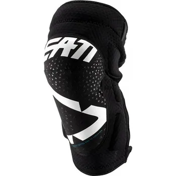 Chránič nohou Chrániče kolen - LEATT Knee Guard 3DF 5.0 Zip 2019 - bílá/černá L-XL