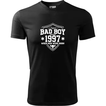 Pánské tričko Bad boy since 1997 - Pánské triko Fantasy sportovní (dresovina) - L ( Černá )