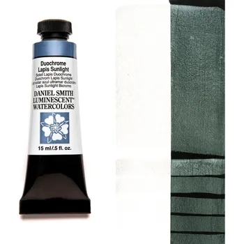 Výtvárné potřeby Akvarelová barva Daniel Smith Luminescent, 15ml - zelená Barva: 49 - Duochrome Lapis Sunlight