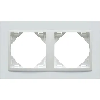Elektrická zásuvka LOGUS90 Rámeček dvojitý bílá 90920TBB 5603011592288