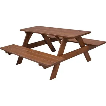 Zahradní sestava Drewmax Zahradní set MO260, smrk masiv (Barva dřeva: surové dřevo)