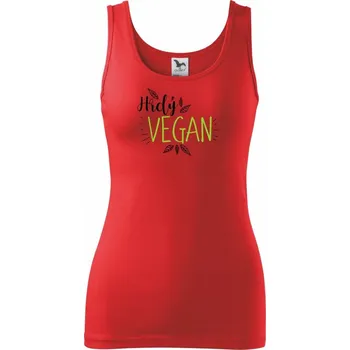 Dámské tričko Hrdý vegan - Dámské tílko - XS ( Červená )