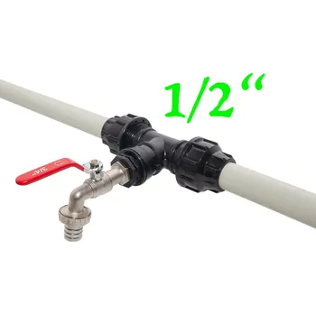 vodafree propojovací kohout na 1" trubku ,: zahradní kohout: 1/2"