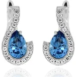 Zlatnictví U Kostela Dámské náušnice s modrým kamenem 253MB 585329945