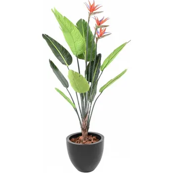 umělá květina Luxusní umělá květina Strelitzia 11F 3FL, 150cm