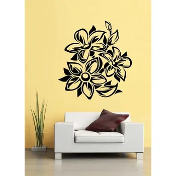 Samolepící dekorace Samolepka na zeď Květinový ornament 3 (dekorace na zeď)