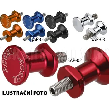 Accel SAP-01 black rolny na zadní kyvnou vidlici