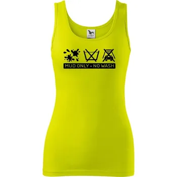Mud Only - No wash - Dámské tílko - S ( Limetková )