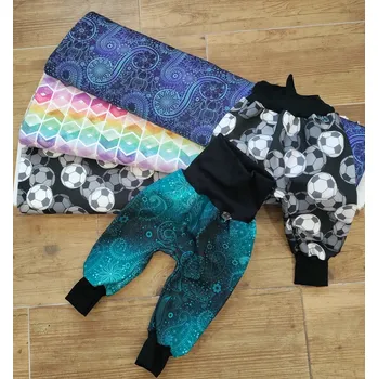 Chlapecké kalhoty Yháček Zimní softshellové kalhoty Yháček, zimní, vzor, ZAKÁZKOVÁ VÝROBA Velikost: 122