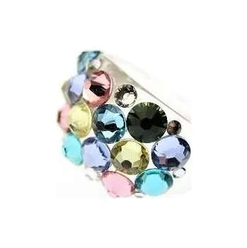 Prsten Prsten se Swarovski křišťály barevný 1 - nejmenší velikost