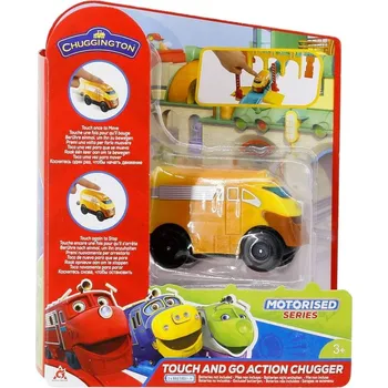 Vláček a vláčkodráha Chuggington Veselé vláčky Touch&Go Super Ciuchcia