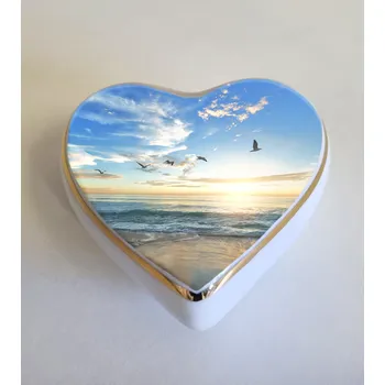 Smuteční dekorace Urna Srdce mini nebe