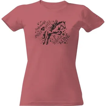 Dámské tričko Tričko s potiskem Hřbet koně dámské