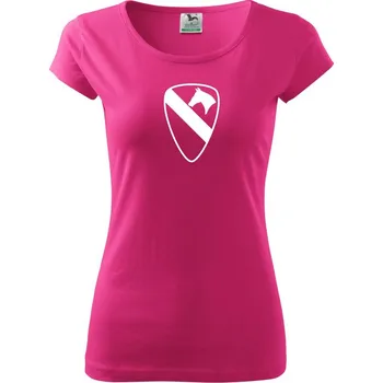 Dámské tričko 1st Cavalry Division - Dámské triko Pure - XS ( Purpurová )