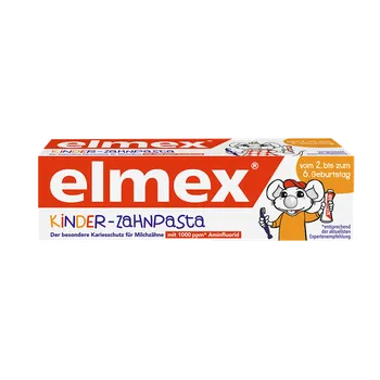 zubní pasta CP Gaba Elmex zubní pasta 2-6 let 1000 ppm, 12 x 50 ml