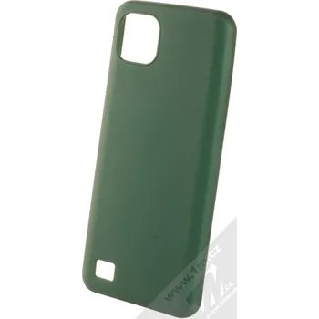 Pouzdro na mobilní telefon 1Mcz Matt TPU ochranný silikonový kryt pro Realme C11 (2021), Realme C20 tmavě zelená (forest green)