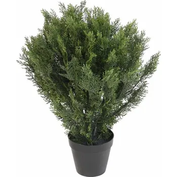 umělá květina Umělý keř Cypřiš kulatý, 75cm