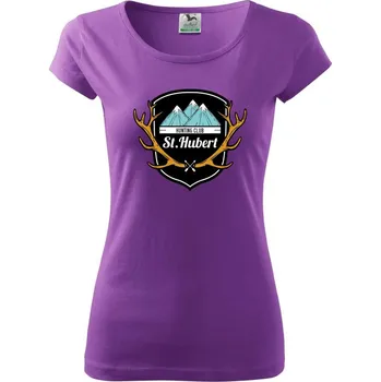 Dámské tričko Erb - St. Hubert - Dámské triko Pure - 2XL ( Fialová )
