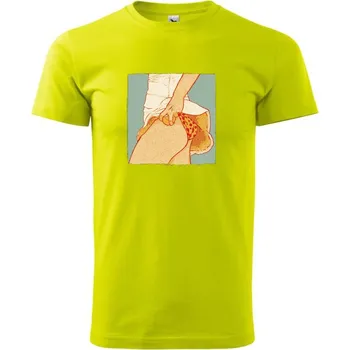 Pánské tričko Tenis is sexy - Klasické pánské triko vyšší gramáže - XL ( Limetková )