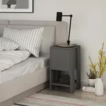 ASIR Noční stolek EMA antracit