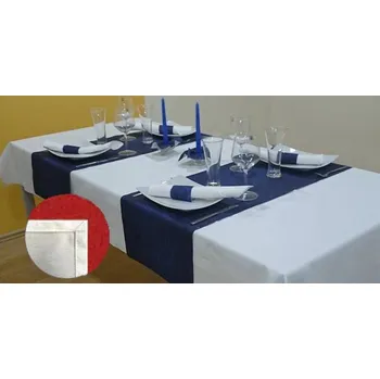 ubrus Damaškový ubrus bílý 130x130 cm