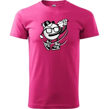 Pánská móda Golfák - Klasické pánské triko vyšší gramáže - L ( Purpurová )