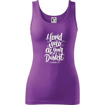 Dámské tričko I loved you at your darkest - Dámské tílko - XL ( Fialová )