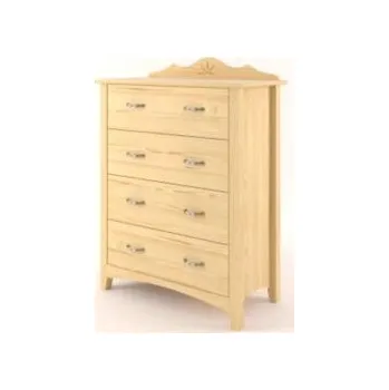 Komoda Komoda Castello Borovice rozměr so-drew 92x104,5/118,5x42 povrchová úprava so -drew Přírodní ekologický lak