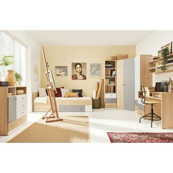 Dětský pokoj Meblar Dětský / studentský pokoj Pixel A - postel 90 x 200 cm