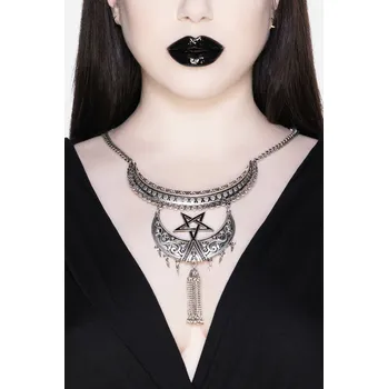 Přívěsek obojek KILLSTAR - Ancestral Night - Silver