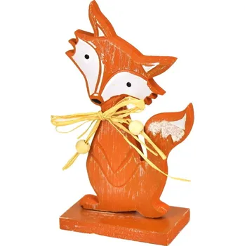 Liška dřevěná 15 cm