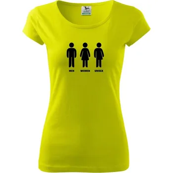 Dámské tričko Man Woman Unisex - Dámské triko Pure - M ( Limetková )