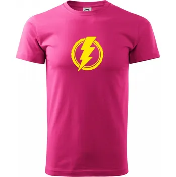 Pánská móda Ebike logo - Klasické pánské triko vyšší gramáže - 2XL ( Purpurová )