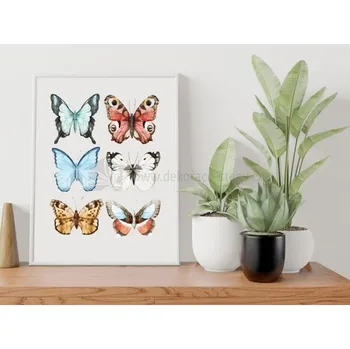 Samolepící dekorace Plakáty - Motýli