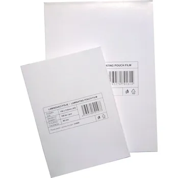 Laminovací fólie Laminovací fólie STANDARD 54x86 mm, 150mic., 100ks 609.208