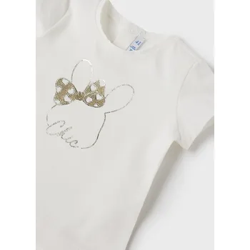 Dívčí triko Mayoral 105-044 barva: béžová, Rozměr: 12 měsíců