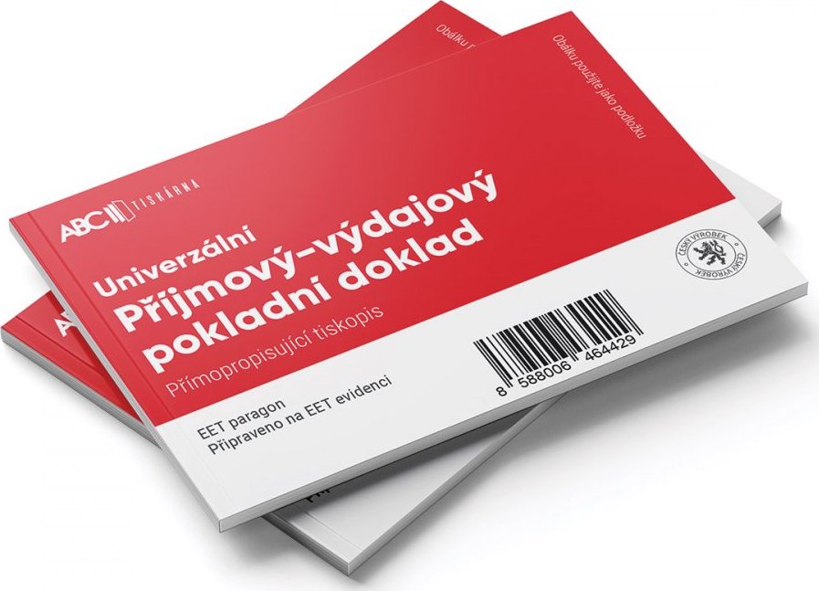 Univerz. příjmový výdajový pokl. doklad A6 propis., 50 listů