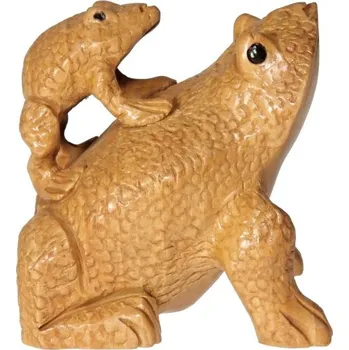 Soška Žáby dřevo 8 cm