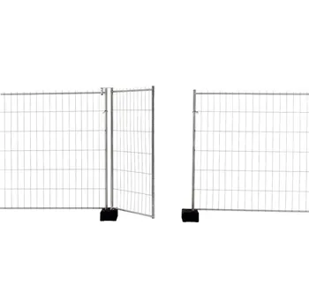 Plot Mobilní staveništní plot, žárově zinkovaný, š 1200 mm, v 2000 mm, dveřní prvek
