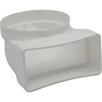 Ventishop UP-TVSP-110x54/100F pevný vertikální přechod na kruhové potrubí 100 mm