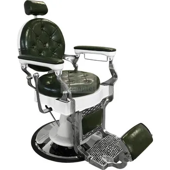 Kadeřnické křeslo Kadeřnické křeslo barber Retro zelená