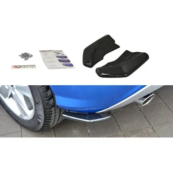 Tuning Splittery zadní Audi Q2 Mk1 16 černý lesklý plast