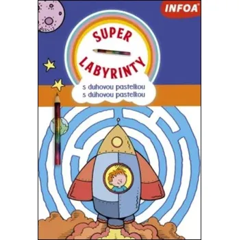 Super Labyrinty s duhovou pastelkou/s dúhovou pastelkou