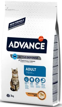 Krmivo pro kočku ADVANCE Active Defense Adult kuře a rýže 3 kg