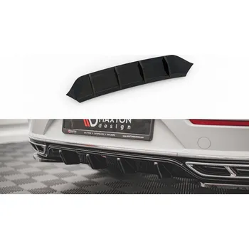 Karosérie Spoiler zadního nárazníku Volkswagen Arteon R-Line Facelift černý lesklý plast