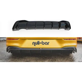 Nárazník Difuzor zadního nárazníku VW Golf 8 2019 - černý lesklý plast