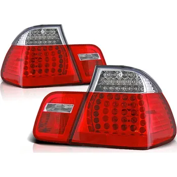 Zadní světlomet Tuning Tec Zadní světla BMW E46 09.2001-03.2005 SEDAN červeno-bílé LED