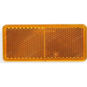 Příslušenství osvětlení automobilu Dobmar Odrazka oranžová 90x40 mm samolepící